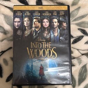 Disney Into the Woods DVD with Black and Gold Cover
